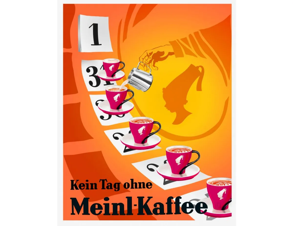 Cheap Kein Tag ohne Meinl-Kaffee Postkarte Postkarten
